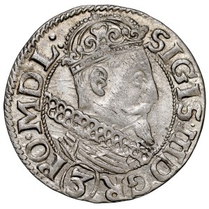 Sigismondo III 1587-1633, Moneta “Trzykrucierzówka” del 1615, Cracovia.