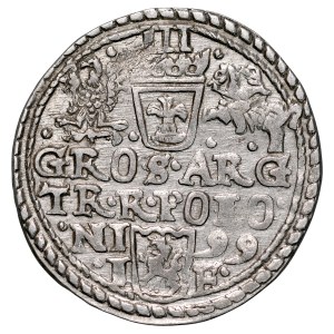 Sigismondo III 1587-1632, Trojak 1599 I-F, Olkusz.