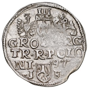 Sigismondo III 1587-1632, Trojak 1597, Lublino.