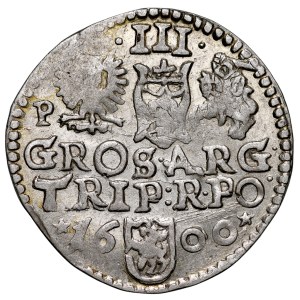 Sigismund III, 1587–1632, Trojak, 1600 P, Poznań.
