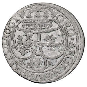 Jean II Casimir 1649-1668, six de 1661 GB-A, Lviv.