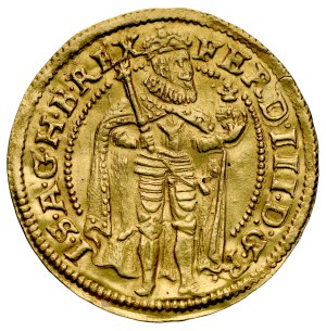 Śląsk, Ferdynand III 1637-1657, Dukat 1639 G, Kłodzko, Kladsko, Glatz, UNIKAT!