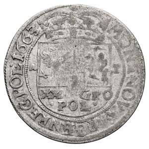 Ján II. Kazimír 1649–1668, Tymf 1663 A-T, Ľvov.