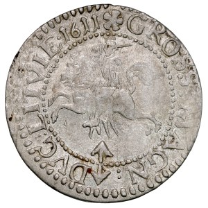 Sigismondo III 1587-1632, Grosz 1611, Vilnius.
