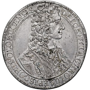Bohemia, Olomouc, Charles III of Lorraine 1695–1711, Thaler 1707, Kroměříž