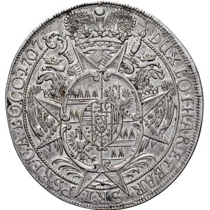 Bohemia, Olomouc, Charles III of Lorraine 1695–1711, Thaler 1707, Kroměříž
