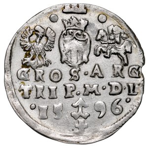 Sigismund III, 1587–1632, Trojak, 1596, Vilnius.