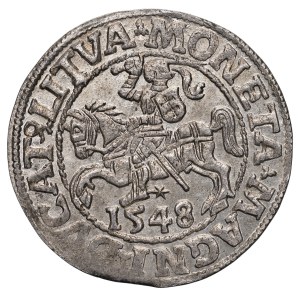 Sigismund II Augustus, 1545–1572, Half-groschen, 1548, Vilnius.