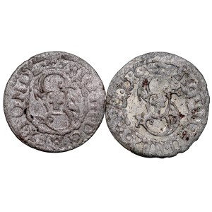 Sigismund III, 1587–1632, Szeląg, 1619, Riga. 2 pieces.