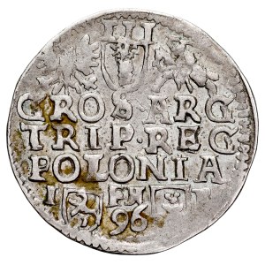 Zygmunt III. 1587–1632, Trojak 1596, Poznaň. R5.