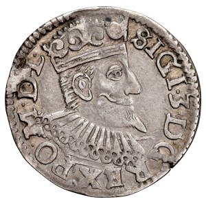 Sigismondo III 1587-1632, Trojak 1596, Poznań.