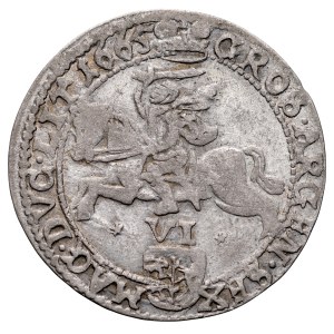 Giovanni II Casimiro 1649-1668, Szóstak 1665, Vilnius.