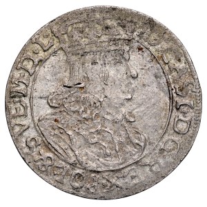 John II Casimir 1649–1668, Six-real coin, 1663 A-T, Kraków.