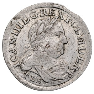 Jan III Sobieski 1674-1696, Szóstak 1681 TLB/C, Kraków.