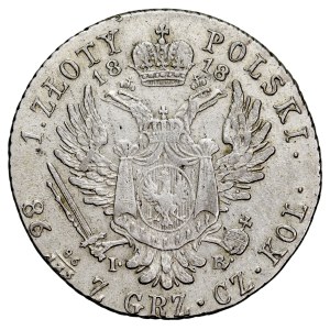 Kingdom of Poland, 1818 Złotówka, Warsaw.