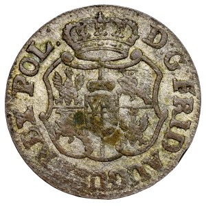 August III. 1733–1763, 1/12 Taler 1762 FWoF, Dresden. Preußische Fälschung.