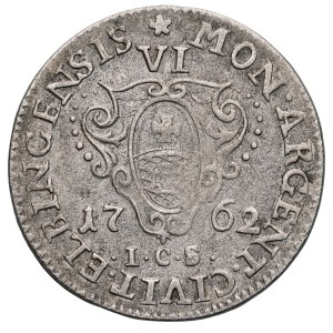August III, 1733–1763, Sixth in Line, 1762 ICS, Elbląg.