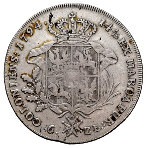 Stanisław August Poniatowski 1764–1795, talar z roku 1794, Varšava.