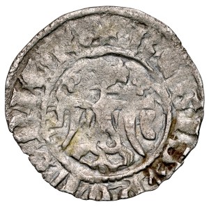 Casimir the Great, 1333–1370, Quartering, Kraków. Obverse: The king in majesty; Reverse: The Piast eagle.