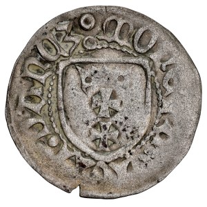 Kazimierz Jagiellończyk 1447-1492, Szeląg, Danzica.