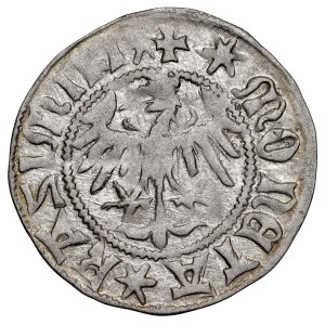 Kazimierz Jagiellończyk, 1440–1492, Half-grosz TM, Kraków. RR.