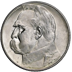 Second Polish Republic, 5 zlotych, 1935, Piłsudski, Warsaw.