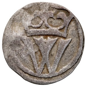 Silesia, Wrocław, Władysław II Jagiellończyk 1471–1516, Halerz, Obverse: Crowned Letter W — ONE-SIDED!