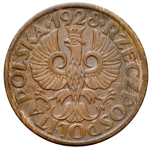 Seconda Repubblica Polacca, Grosz 1928, Varsavia.