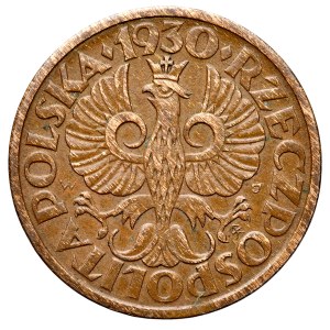 II RP, Grosz 1930, Warszawa.