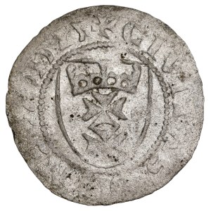 Sigismond Ier le Vieux (1506-1548), Szeląg de 1525, Gdańsk.