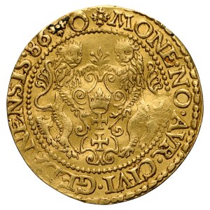 Stefan Batory, 1576–1586, Ducat, 1586, Gdańsk.