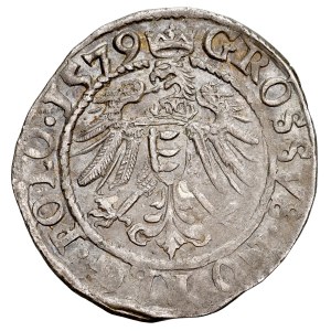 Stefan Batory 1576-1586, Grosz 1579, Olkusz.