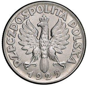 Second Polish Republic, 2 zlote, 1925, Girl, Philadelphia.