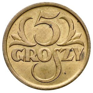 Second Polish Republic, 5 groszy, 1923, Warsaw.