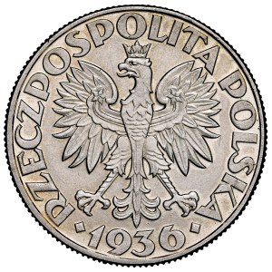 Seconda Repubblica Polacca, 5 zloty 1936, “Żaglowiec”, Varsavia.