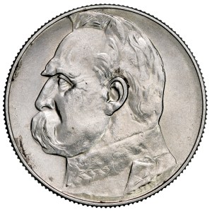 Second Polish Republic, 5 zlotych, 1936, Piłsudski, Warsaw.