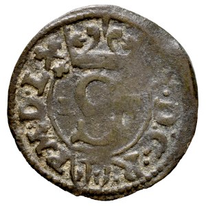 Stefan Batory 1576-1586, Szeląg 1585, Poznań. RR.