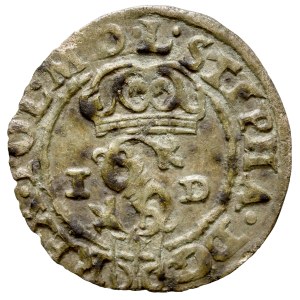 Stefan Batory 1576–1586, Szeląg 1586 NH, Olkusz.
