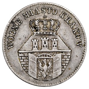 Free City of Kraków, 1835 Złotówka, Vienna.