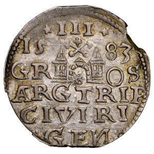 Štefan Báthory 1576–1586, Trojak 1583, Riga.