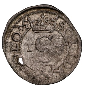 Sigismund III, 1587–1632, Szeląg, 1589 I–F, Poznań. RR. Hole!!
