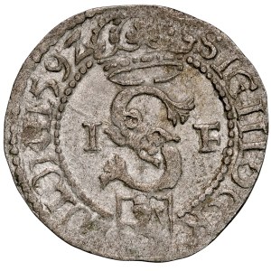 Sigismund III, 1587–1632, Szeląg, 1592 I–F, Olkusz.