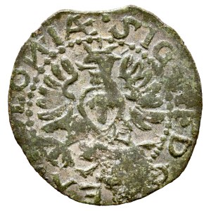Zygmunt III 1587-1632, Szeląg 1613, Bydgoszcz. Fałszerstwo? Imitacja?