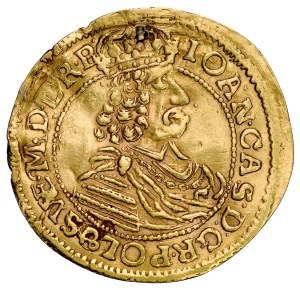 Jan II Kazimierz 1649-1668, Dwudukat 1665 HD-L, Toruń.