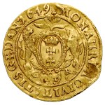 Jan II Kazimierz 1649-1668, Dukat 1649 G-R, Gdańsk.