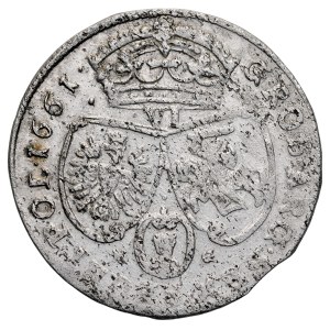 Giovanni II Casimiro 1649-1668, Szóstak 1661 N-G, Poznań.