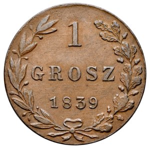Polské království, groš 1839 MW, Varšava.