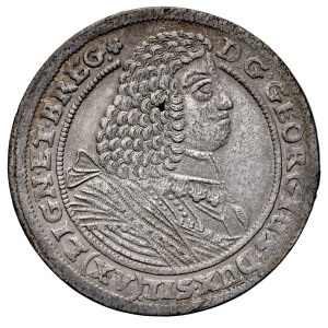Silésie, Duché de Legnica-Brzeg-Wołów, Georges III de Brzeg 1654-1664, 15 kreuzers 1660, Brzeg.