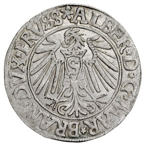 Knížecí Prusko, Albrecht Hohenzollern 1525–1568, groš z roku 1540, Královec.