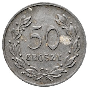 Wojsko Polskie, 50 groszy, 14 Pułk Artylerii Polowej, Poznań.